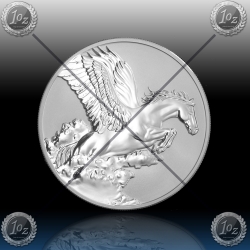 1oz TOKELAU 5 Dollars 2014 "PEGASUS" BU (Prooflike)